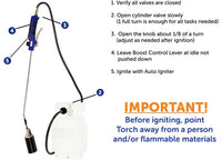 Flame King Propane Weed Burner Torch 340,000 BTU with Battery Operated Igniter  • YSN340K-AI