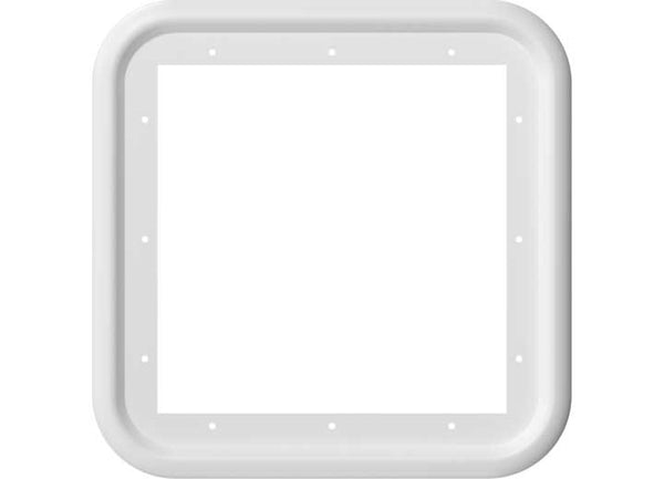 Fogatti White Trim Ring for 15" x 15" Door  • FS06TRW