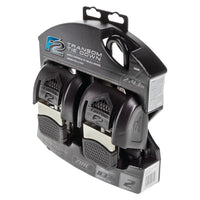 Fulton F2 Series 43" x 2" Zinc Plated Steel Ratchet Transom Tie-Down Straps with Hook Ends, Pair  • 2062000