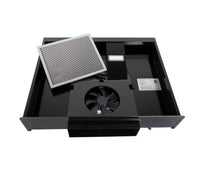 Greystone 22" 12 Volt Black with Stainless Steel Front Range Hood  • CXW-30-CZ02