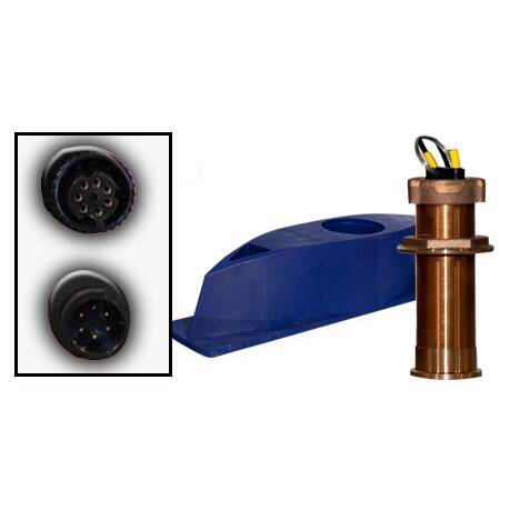Furuno Airmar B122 7-Pin Bronze External Thru-hull Mount Transducer with 33' Cable  • 235DHT-LMSE