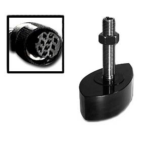 Furuno Stainless Steel Thru-Hull Transducer with Temp and Fairing Block, 1 kW, 10-Pin  • 556TID-HDD