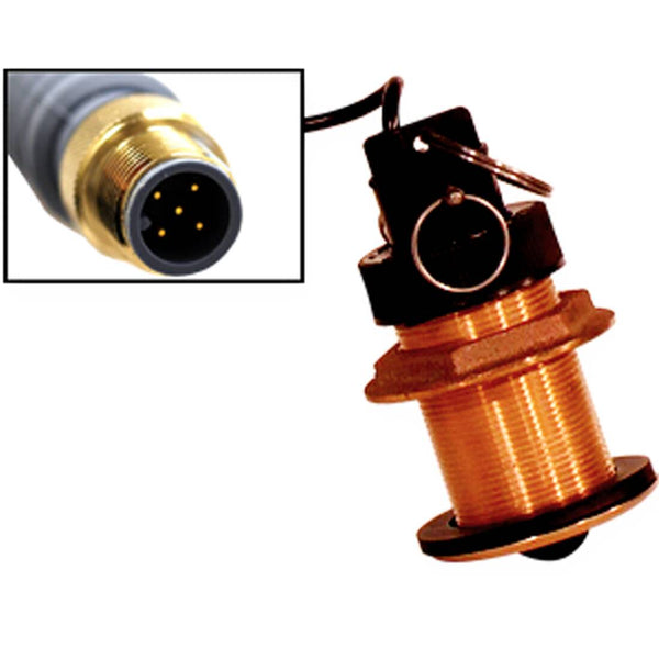 Furuno Bronze Flush Thru-Hull Mount Transducer  • DST-810MSF