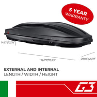 G3 Spark 480 Roof Box  • 22.407
