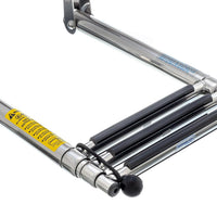 Garelick 34-1/2" Stainless Steel 3-Step Telescoping Over Swim Platform Ladder  • 19616-61