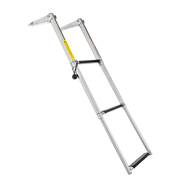 Garelick 34-1/2" Stainless Steel 3-Step Telescoping Over Swim Platform Ladder  • 19616-61