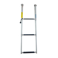 Garelick 34-1/2" Stainless Steel 3-Step Telescoping Over Swim Platform Ladder  • 19616-61