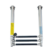 Garelick 34-1/2" Stainless Steel 3-Step Telescoping Over Swim Platform Ladder  • 19616-61