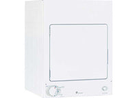 GE Appliances Spacemaker Stationary Electric Dryer - 3.6 Cubic Ft - 120V  • DSKS333ECWW