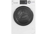 GE Appliances Front Load Washer With Steam - 24" - 2.4 Cubic Ft  • GFW148SSMWW