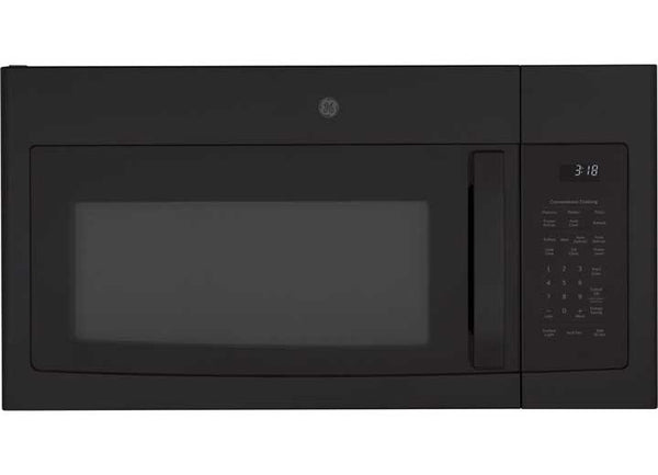 GE Appliances 1.8 Cu. Ft. Over-the-Range Microwave Oven with Recirculating Venting, Black  • JNM3184DPBB