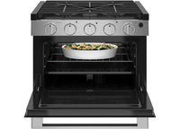 GE Appliances Profile 17" Drop-In RV Gas Range - Stainless Steel/Matte Black  • PLD617RTSS