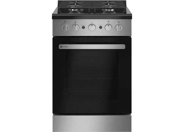 GE Appliances Profile 24" Free-Standing Gas Range - Stainless Steel/Black Matte  • PLS624RTSS