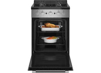 GE Appliances Profile 24" Free-Standing Gas Range - Stainless Steel/Black Matte  • PLS624RTSS