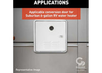 Girard RV Water Heater Door Installation Kit - 6-Gallon (Suburban), Polar White  • 2022107535