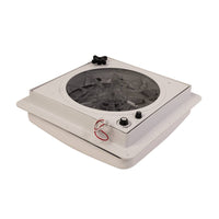 Heng's Zephyr Hi-Performance Powered RV Roof Vent - White  • SV1112-G4