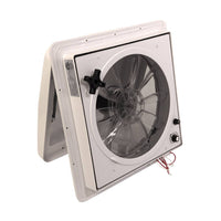 Heng's Zephyr Hi-Performance Powered RV Roof Vent - White  • SV1112-G4