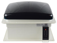 Heng's Deluxe Zephyr Roof Vent with Rain Sensor Remote, 14" x 14" - Smoke Lid  • SV4113-G4