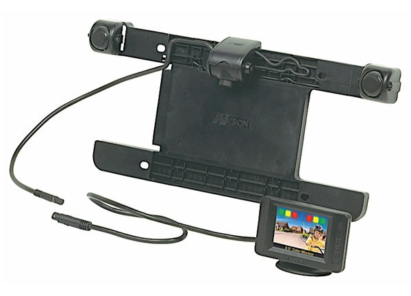 Hopkins  Nvision Rear View System with Built-in 2.5" Monitor and Top License Plate Mount Camera  • 60195VA