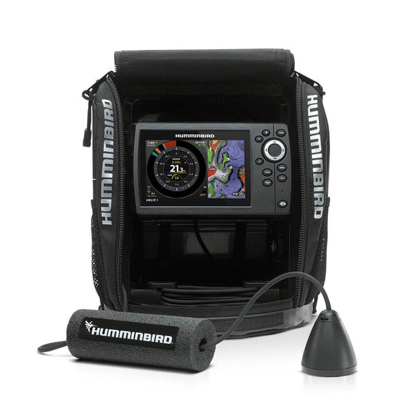 Humminbird Ice Helix G3 5 GPS 5" Fish Finder/Chartplotter with Transducer, Basemap  • 411730-1