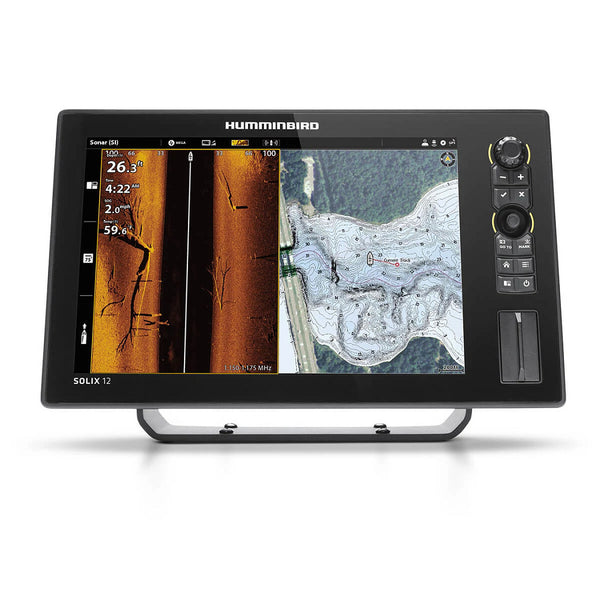 Humminbird Solix G3 12 MEGA SI+ 12.1" Fish Finder/Chartplotter with Transducer, Basemap  • 411550-1
