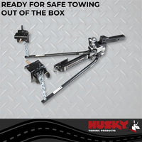 Husky Towing Round Bar Weight Distribution Hitch - 2-5/16" Ball - 6,000lb  • 31986