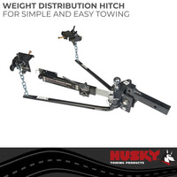 Husky Towing Round Bar Weight Distribution Hitch - 2-5/16" Ball - 8,000lb  • 31997