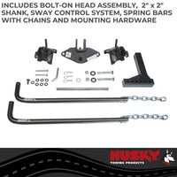 Husky Towing Round Bar Weight Distribution Hitch - 12,000lb  • 31423