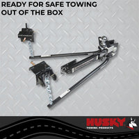 Husky Towing Round Bar Weight Distribution Hitch - 2-5/16" Ball - 12,000lb - w/o Shank  • 33093