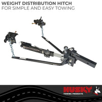 Husky Towing Round Bar Weight Distribution Hitch - 2-5/16" Ball - 12,000lb  • 30849