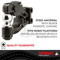 Husky Towing Pintle Combo Ball Mount 2-5/16" Ball, 13,000lb GTW  • 33114