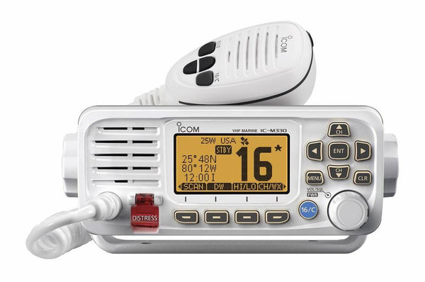 Icom Ultra Compact VHF with GPS,  White  • M330G WHITE