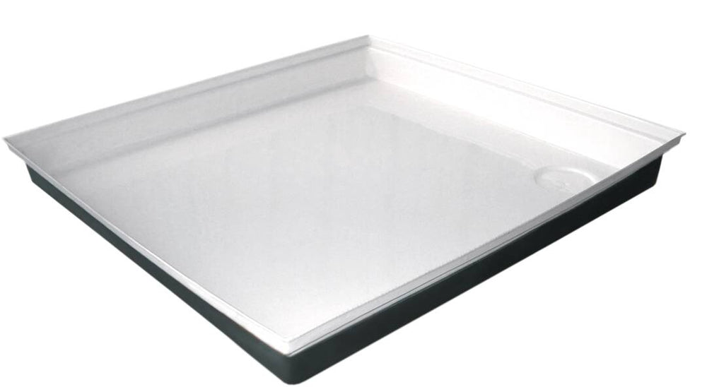 Icon Polar White Rectangular Shower Pan (24"L x 27"W)  • 00461