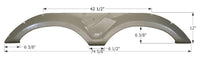 Icon 74-5/8"L x 12"H (6-3/8" Arch Heigh) Champagne Tandem Fender Skirt for Keystone Montana Mountaineer  • 12256