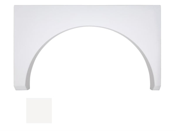 Icon Single Axle Fender Skirt for Fleetwood/Bounder, Right Hand, 46-1/4" x 28" H, White  • 14366