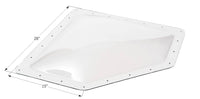 Icon 15"W x 28"L Clear Neo Angle Outer Skylight  • 01866
