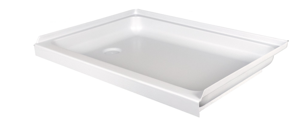 Icon Shower Pan, Rectangle, 31-7/8" Length x 23-7/8" Width x 4-7/8" Depth, Left Hand Drain, Polar White  • 15237