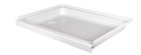 Icon Shower Pan, Rectangle, 31-7/8" Length x 23-7/8" Width x 4-7/8" Depth, Left Hand Drain, Polar White  • 15237