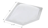 Icon 18.25"W x 28"L White Neo Angle Outer Skylight  • 12179