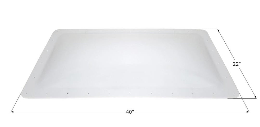 Icon RV Skylight, White, 40" L x 22" W  • 14332