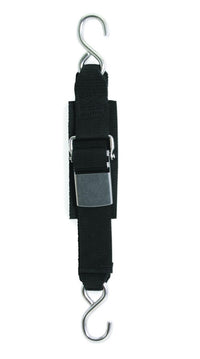 BoatBuckle 2' x 2" Kwik-Lok Transom Tie-Down Straps with Hook Ends, Pair  • F12065