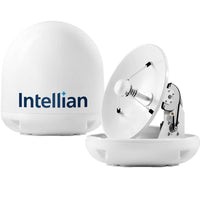 Intellian i4 18" TV Antenna System w/ Control Unit and 49' RG6 - White  • B4-409AA