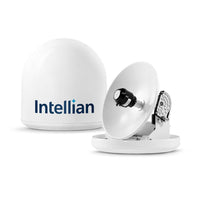 Intellian i2 14.6" Dia. White TV Antenna System with Control Unit, MIM-2 Switch and 49' RG6 Cable for North America  • B4-209DN2