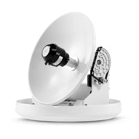 Intellian i2 14.6" Dia. White TV Antenna System with Control Unit, MIM-2 Switch and 49' RG6 Cable for North America  • B4-209DN2