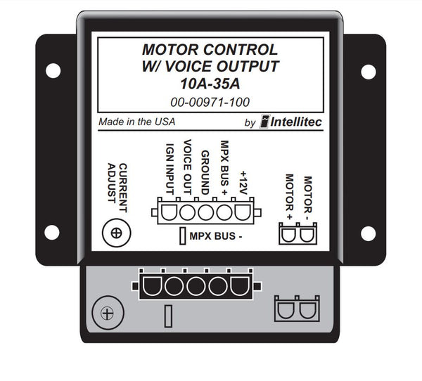 Intellitec Motor Control w/ Voice Output, 10A-35A  • 00-00971-100