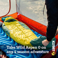 Klymit Wild Aspen 0 Mummy Sleeping Bag, Large  • 13WAYL00D