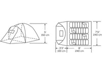Kuma Outdoor Gear Tekarra 4-Person Tent  • 484-KM-TETK-GO-4