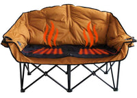 Kuma Outdoor Gear Bear Buddy Heated Chair with Power Bank - Sierra/Black  • 849-KM-BBHDC-SB