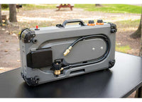 Kuma Outdoor Gear Grill & 1-Burner Propane Camp Stove â€“ Graphite/Orange  • 871-KM-GBPS-GROR