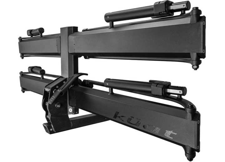 Kuat Piston Pro Dual Ratchet Platform Rack - 2 Bike - Sandy Black - 1-1/4" Hitch  • PP12B